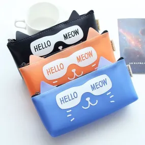 Hello Meow Cat Pencil Case