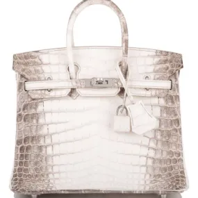 Hermès Birkin 30 Himalaya Crocodile Niloticus Matte Palladium Hardware PHW