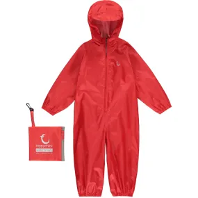 Hippychick Toddler Waterproof Packasuit (Bright Red)