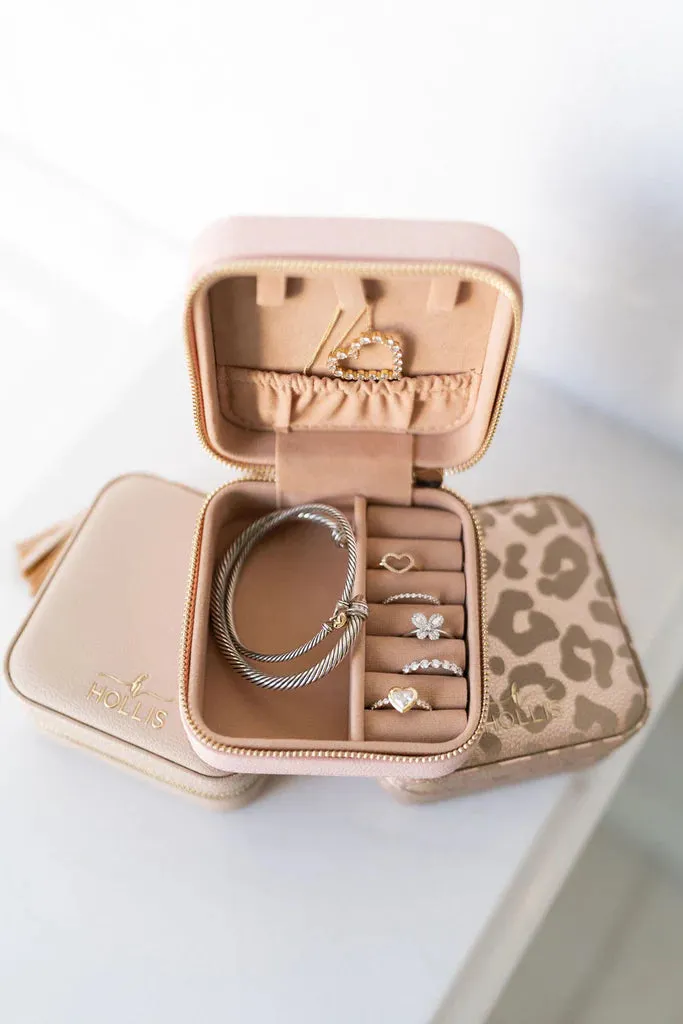 Hollis | Mini Jewelry Organizer in Nude