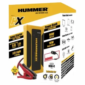 Hummer HX Jump Starter USB-C Power Bank 37000mWh 2000A