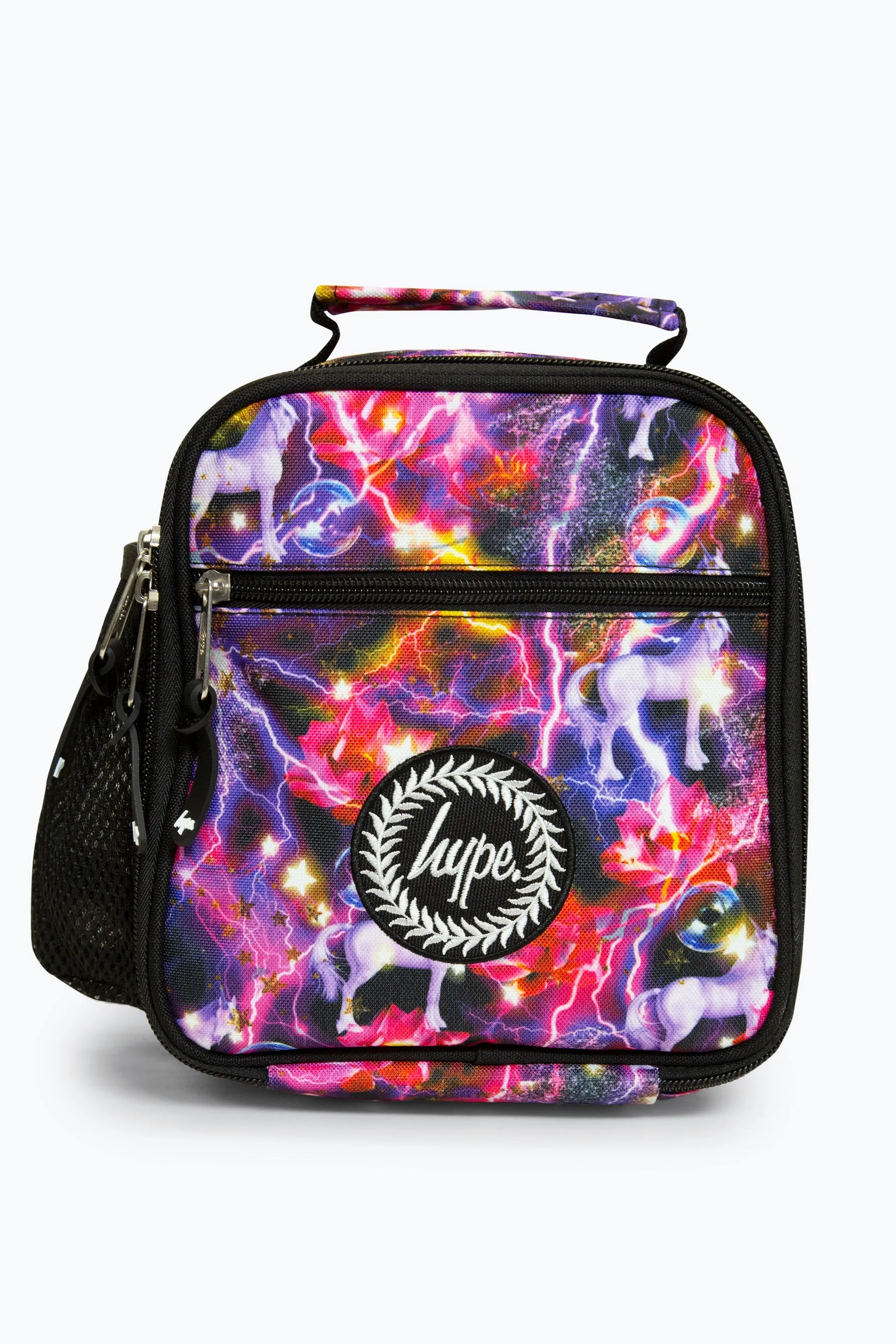 Hype Girls Pink/Purple Lightning Unicorns Backpack & Lunch Bag Bundle