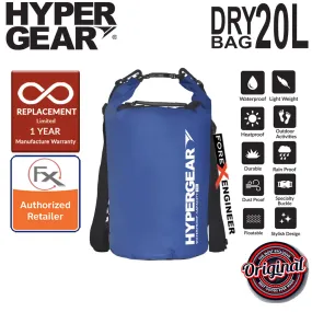 HyperGear Dry Bag 20L - IPX6 Waterproof Specification - Blue