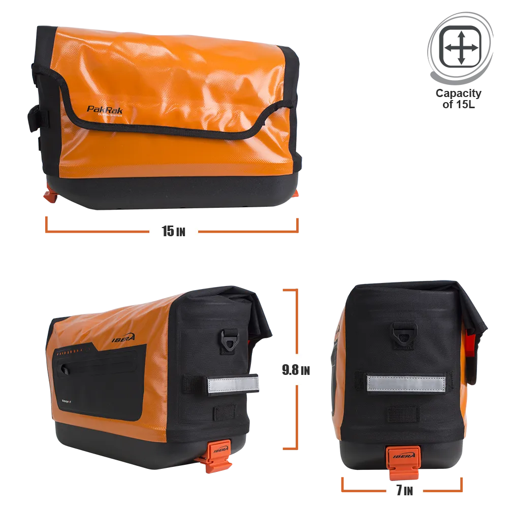 IBERA PakRak Waterproof Bike Trunk Bag | IB-BA22