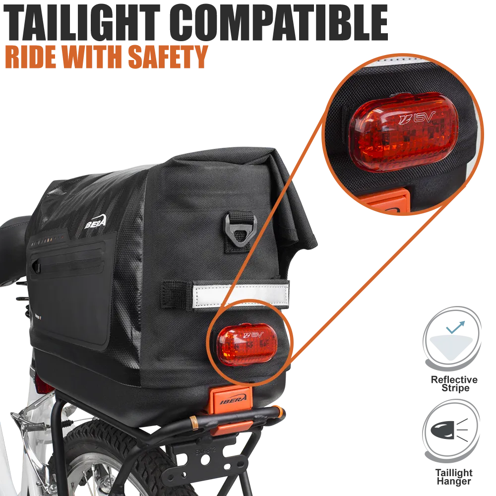 IBERA PakRak Waterproof Bike Trunk Bag | IB-BA22