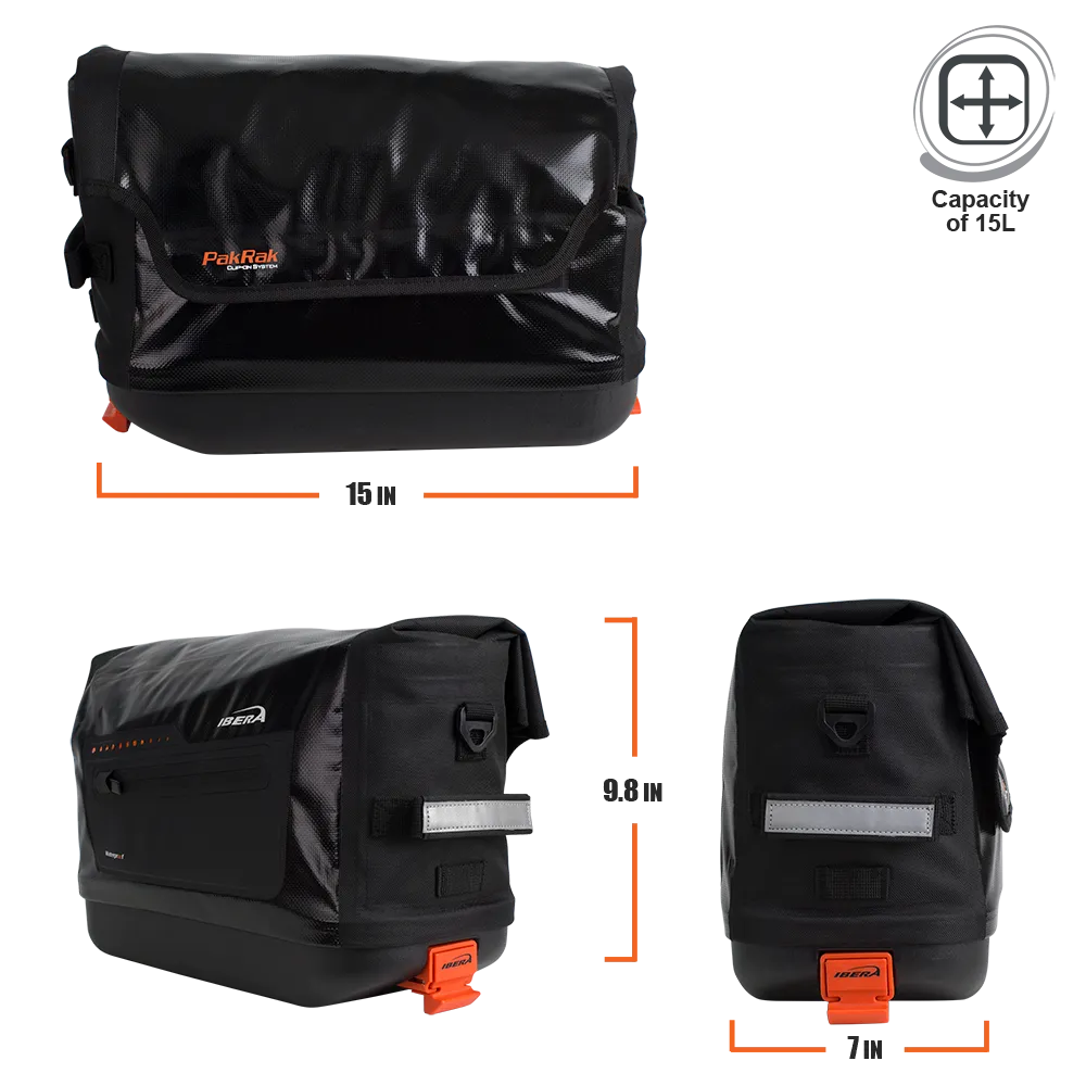 IBERA PakRak Waterproof Bike Trunk Bag | IB-BA22