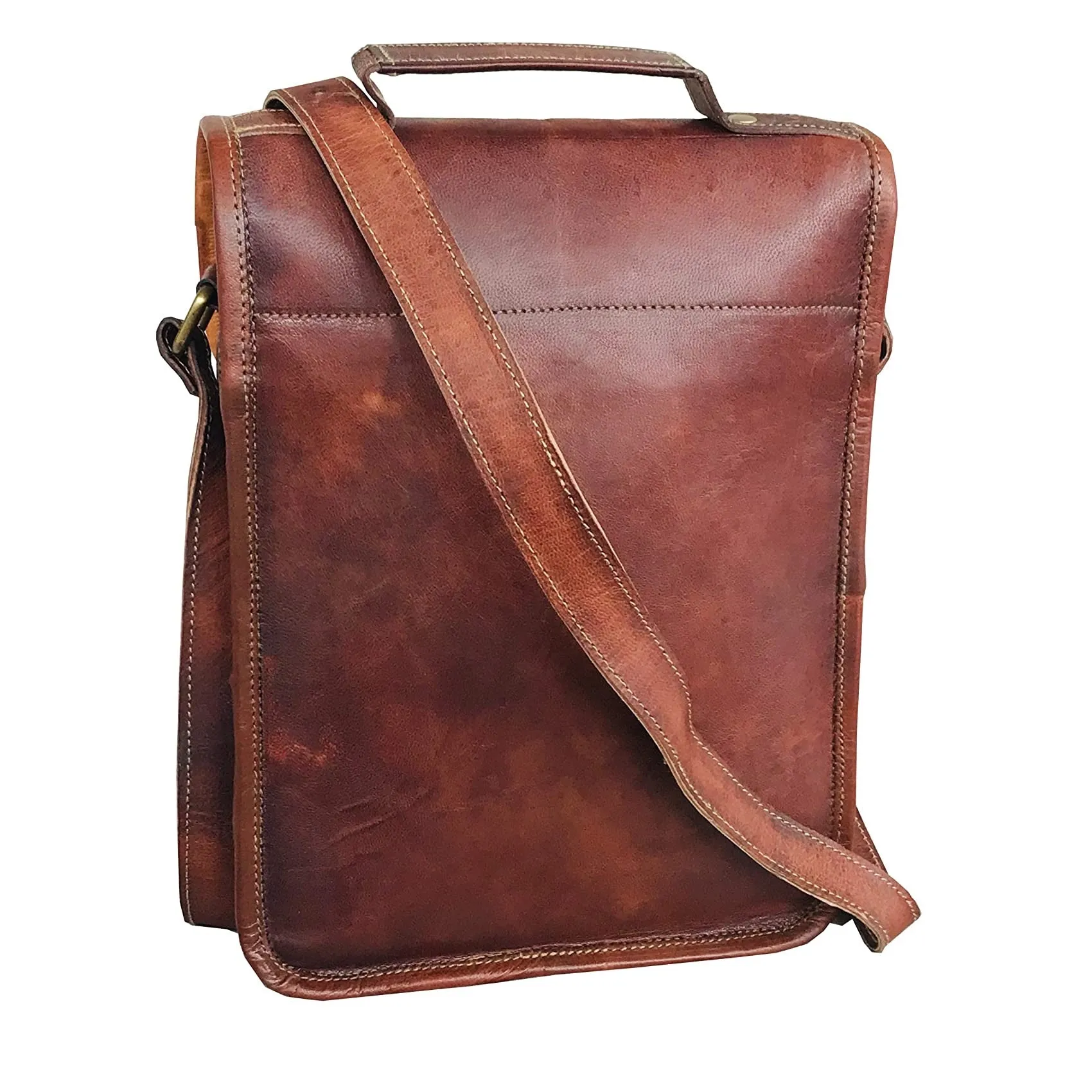 Ipad Satchel Cross Body Leather Bag