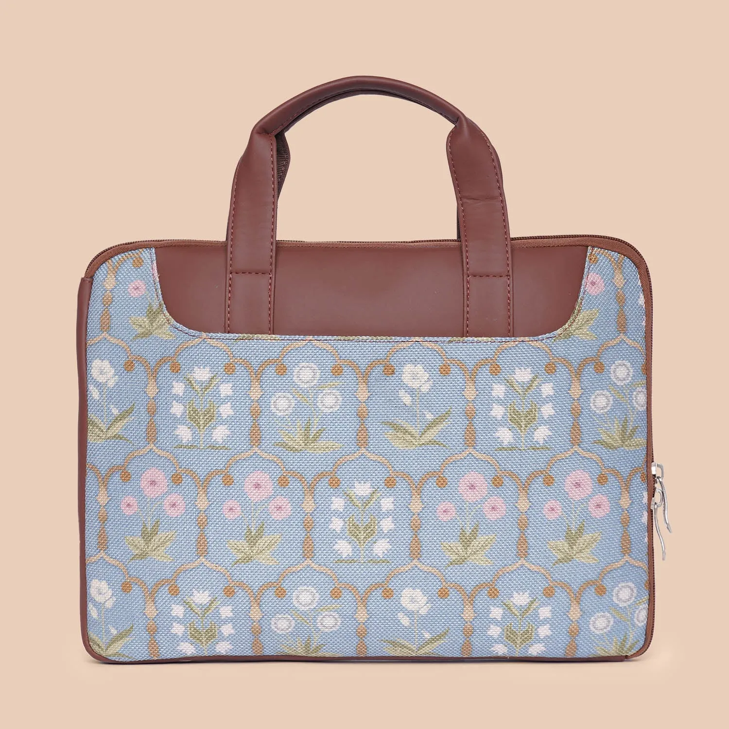 Jaipur Fresco Blue L-Zippered Laptop Sleeve