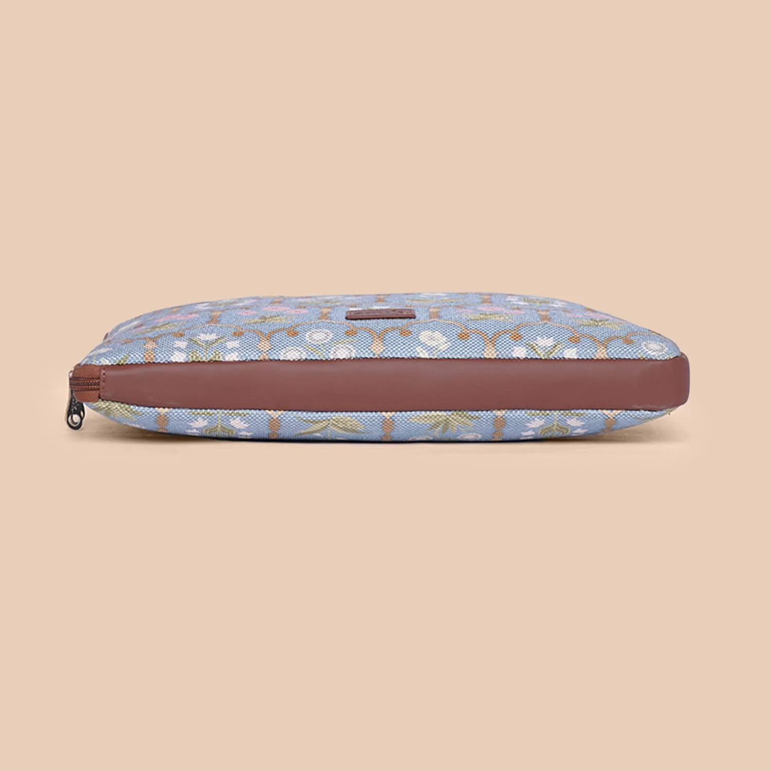 Jaipur Fresco Blue L-Zippered Laptop Sleeve