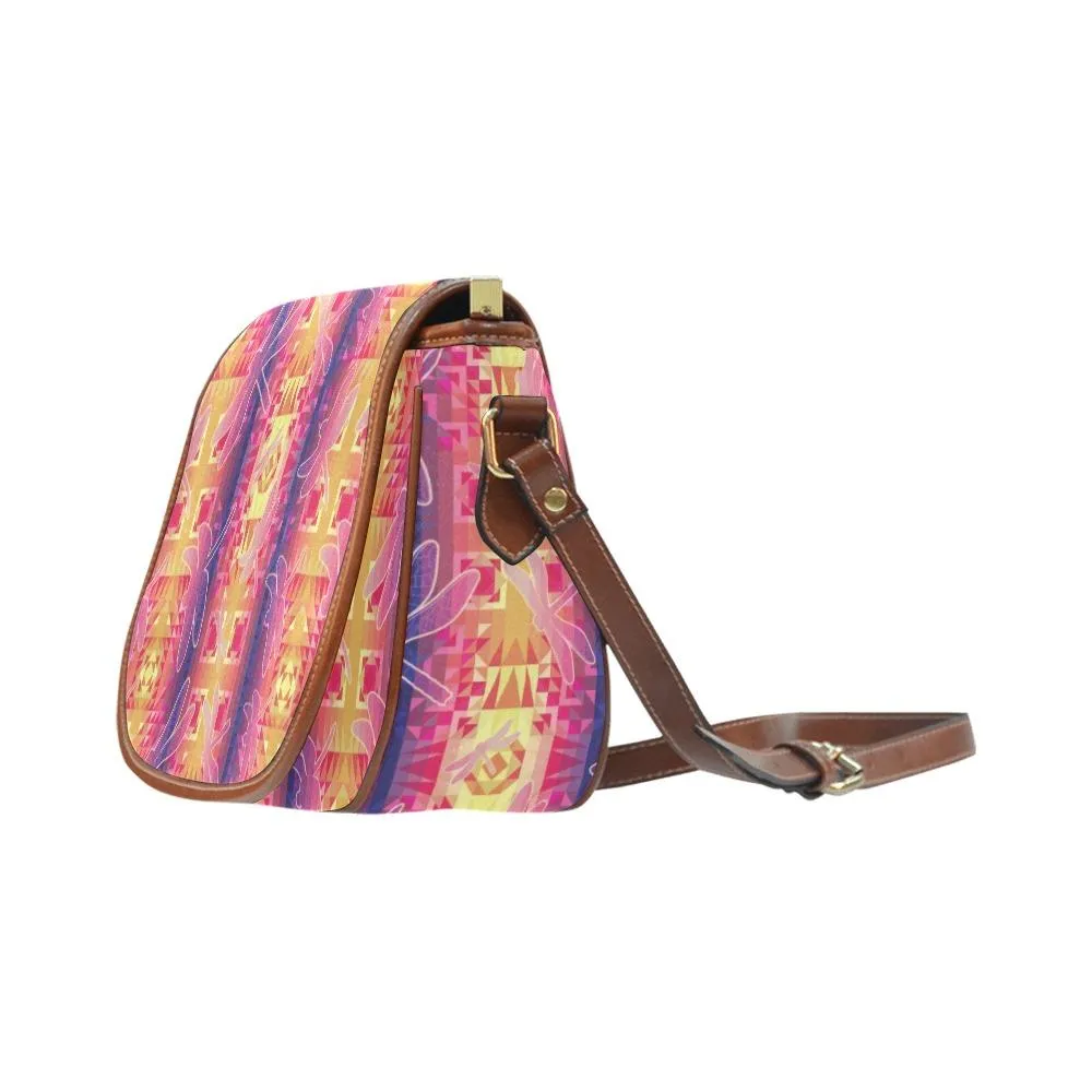 Kaleidoscope Dragonfly Saddle Bag/Small