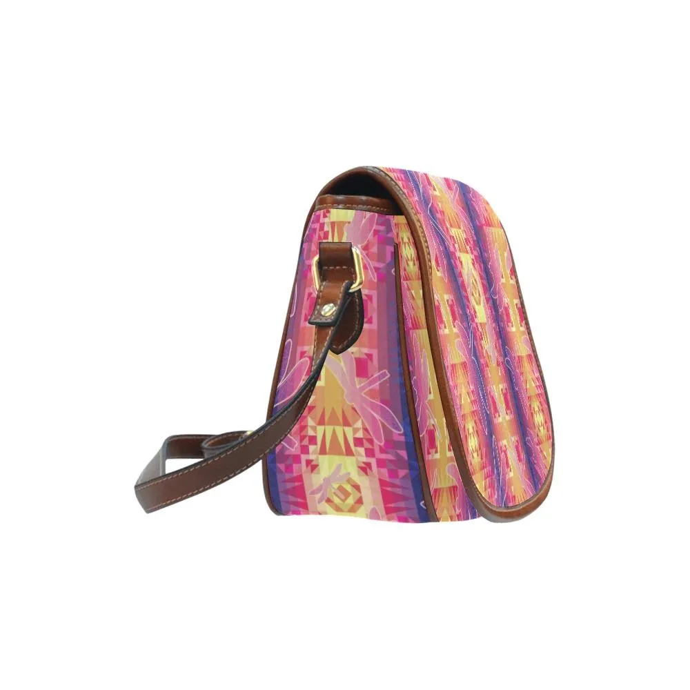 Kaleidoscope Dragonfly Saddle Bag/Small