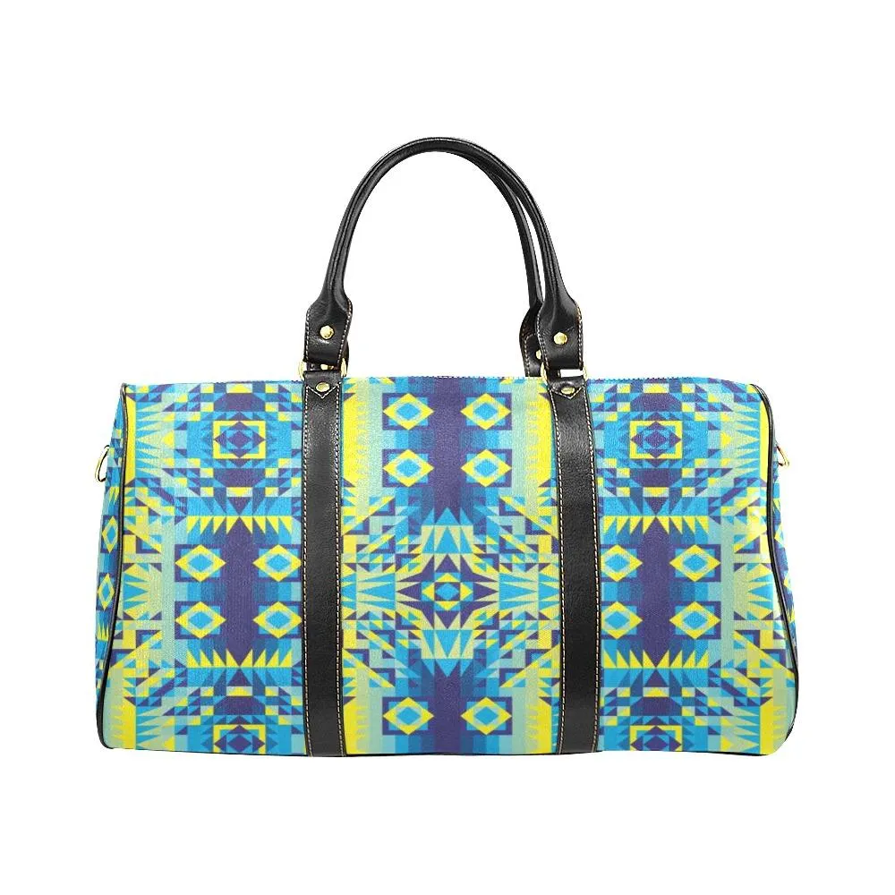 Kaleidoscope Jaune Bleu Waterproof Travel Bag/Small