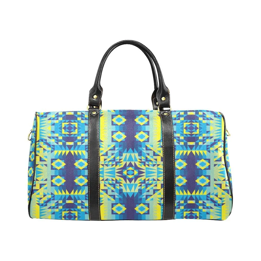 Kaleidoscope Jaune Bleu Waterproof Travel Bag/Small