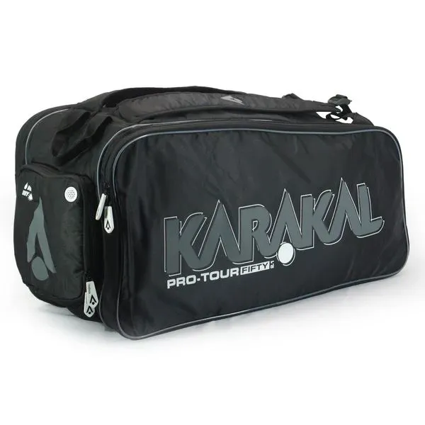 Karakal Pro Tour Fifty 2.1 Short/Junior Portable Racket Bag White