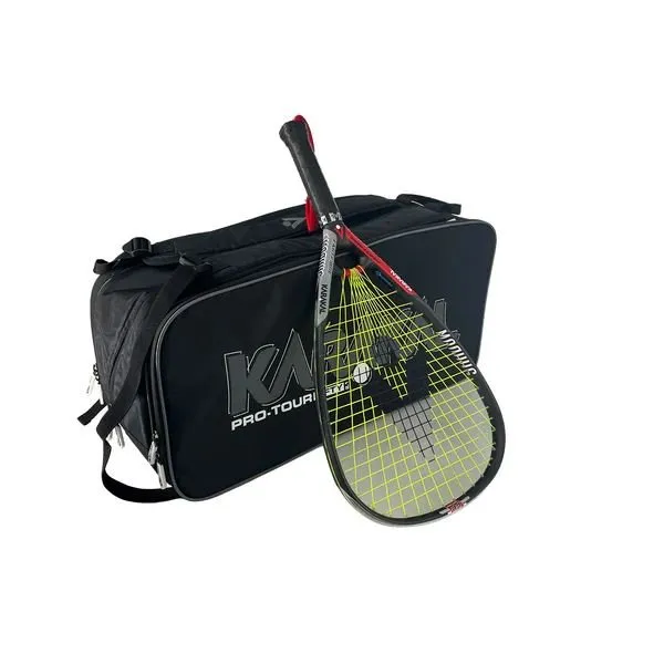 Karakal Pro Tour Fifty 2.1 Short/Junior Portable Racket Bag White