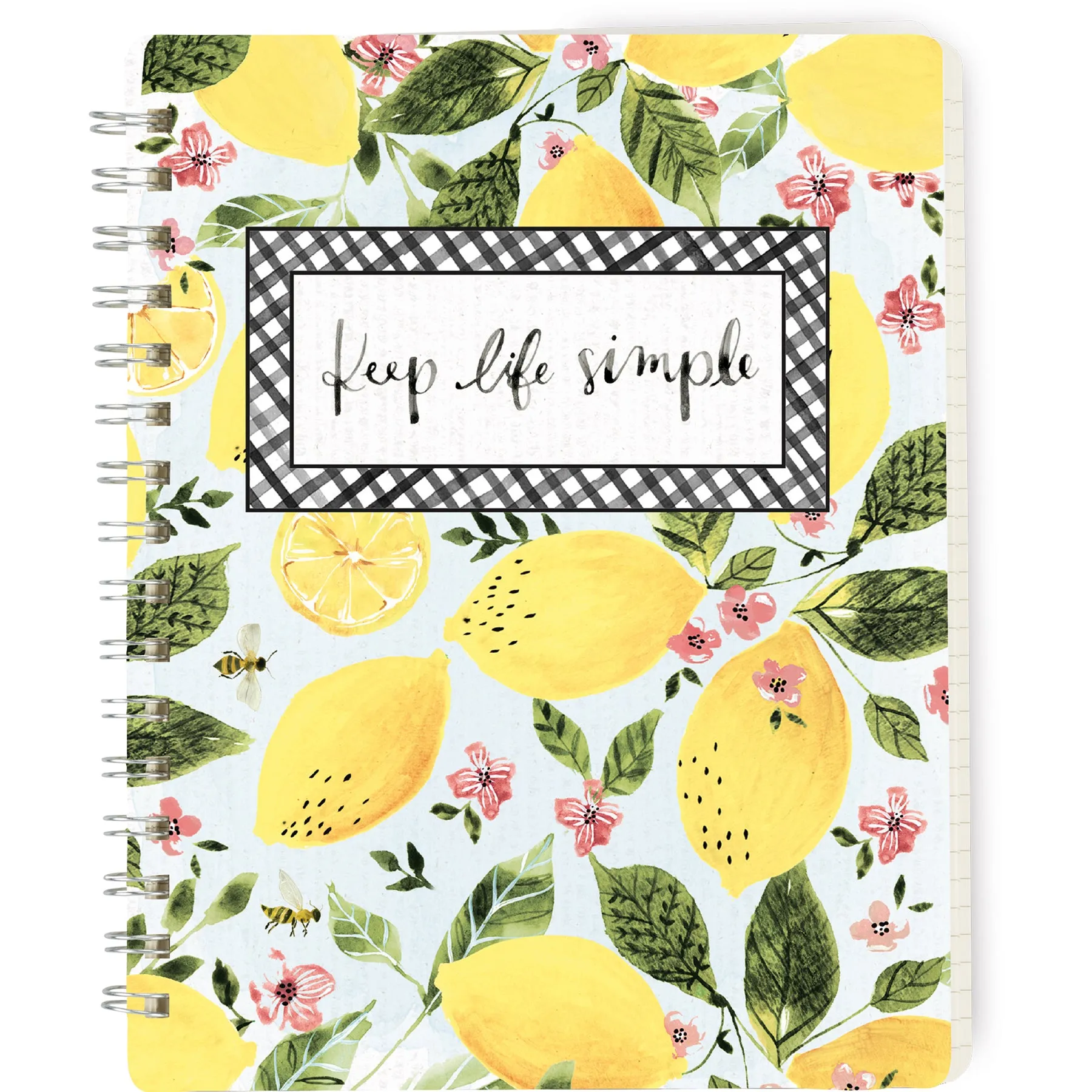 Keep Life Simple Lemons Notebook Journal