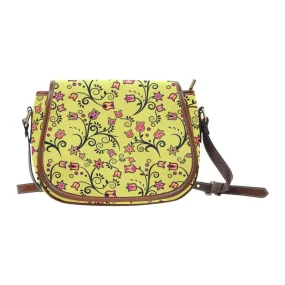 Key Lime Star Saddle Bag/Large