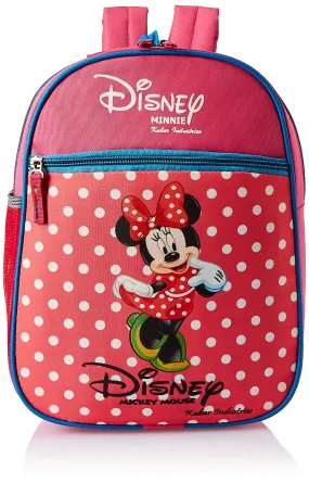 Kuber Industries Disney Mickey School Bag | Kids School Bags | Student Bookbag | School Bag for Girls & Boys | School Backpack for Kids | 2 Compartments School Bag | Small | Blue