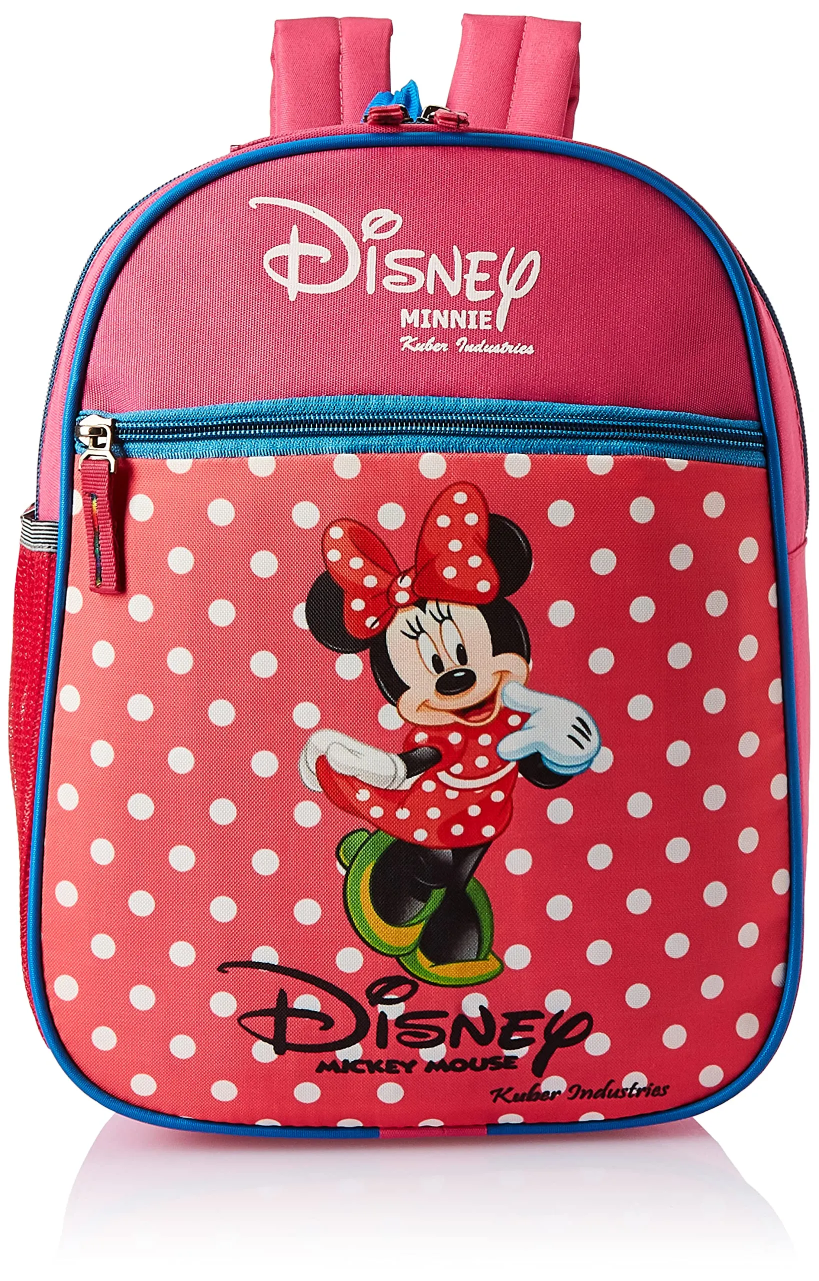 Kuber Industries Disney Mickey School Bag | Kids School Bags | Student Bookbag | School Bag for Girls & Boys | School Backpack for Kids | 3 Compartments School Bag | Green