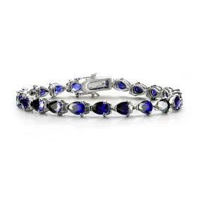 La Scène Blue Tennis Bracelet