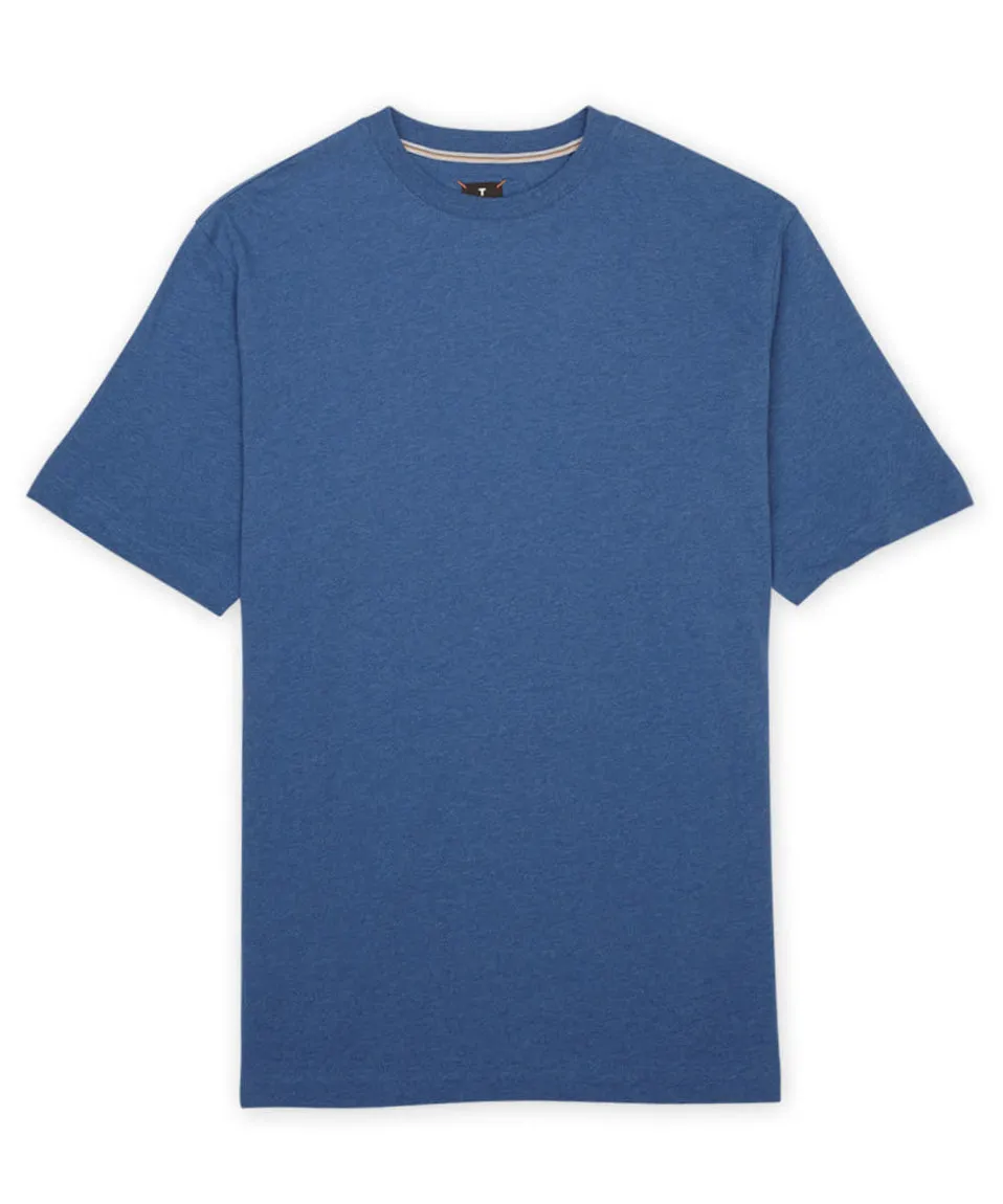 Left Coast Tee Pima Melange Short Sleeve T-Shirt