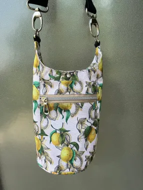 Lemon Themed Water Bottle Sling