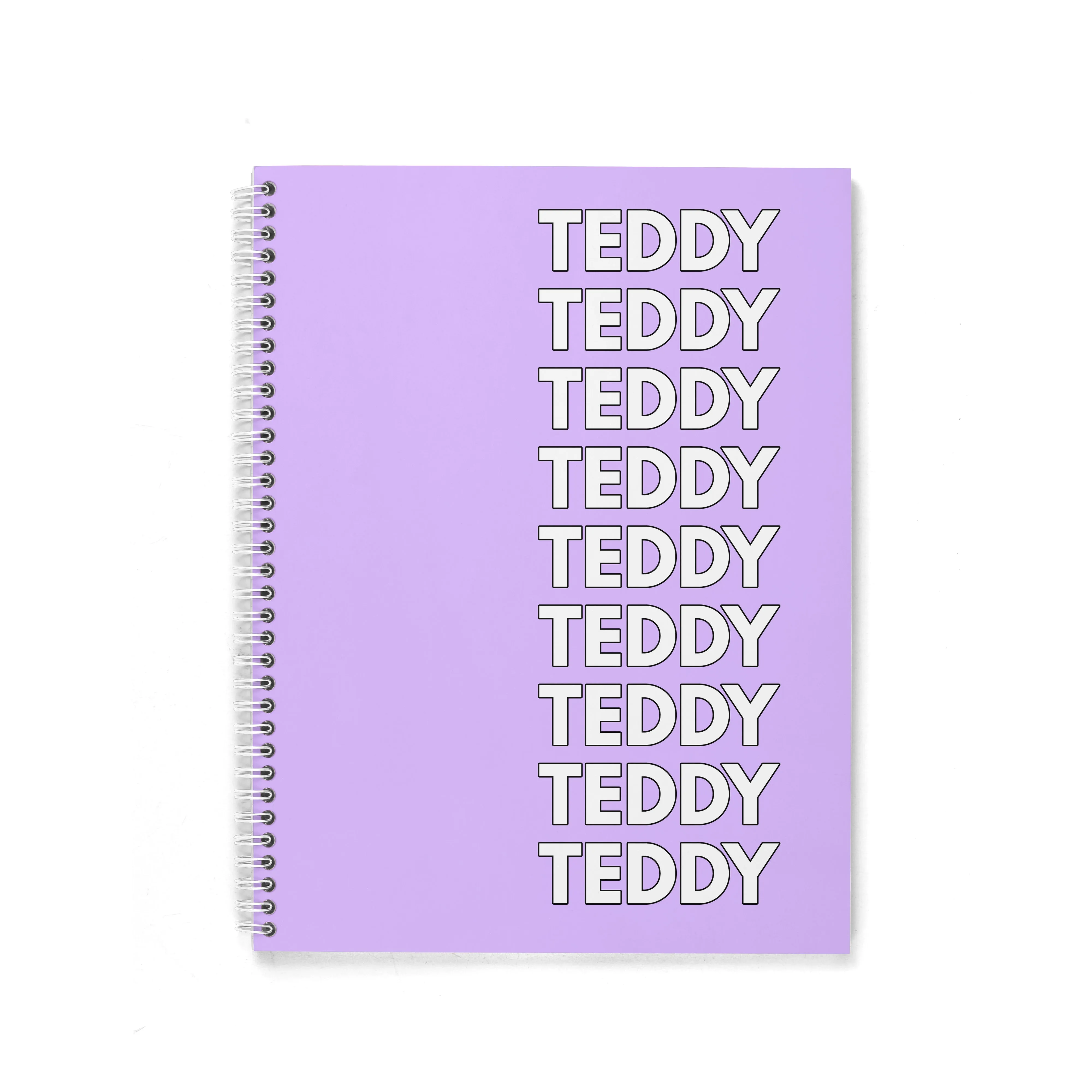 LISTED NAME PERSONALIZED SPIRAL NOTEBOOK