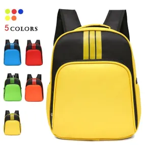 Logo pattern children's school bag