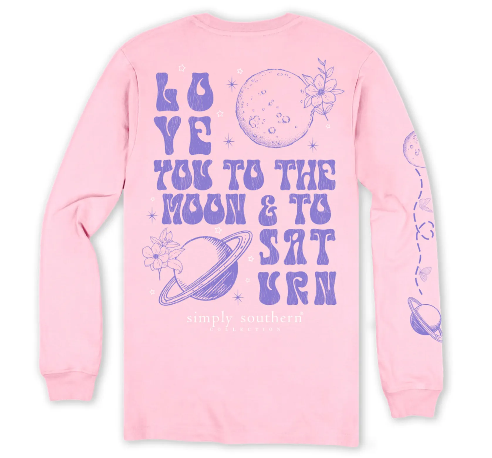 'Love You To The Moon & To Saturn' Long Sleeve Tee by Simply Southern