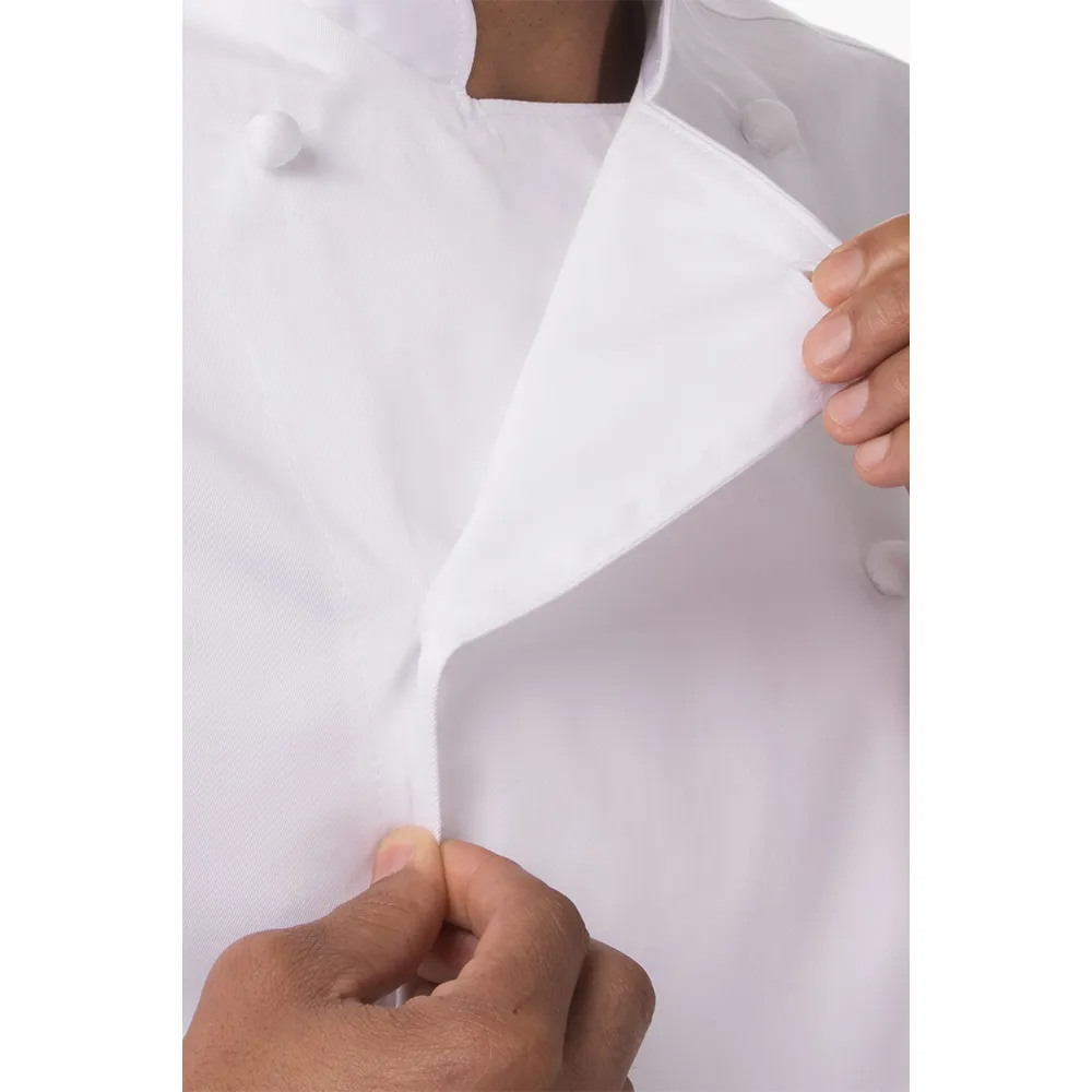 MADRID PREMIUM COTTON CHEF COAT - White