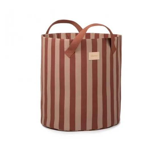 Majestic Toybag - Marsala Taupe Stripes