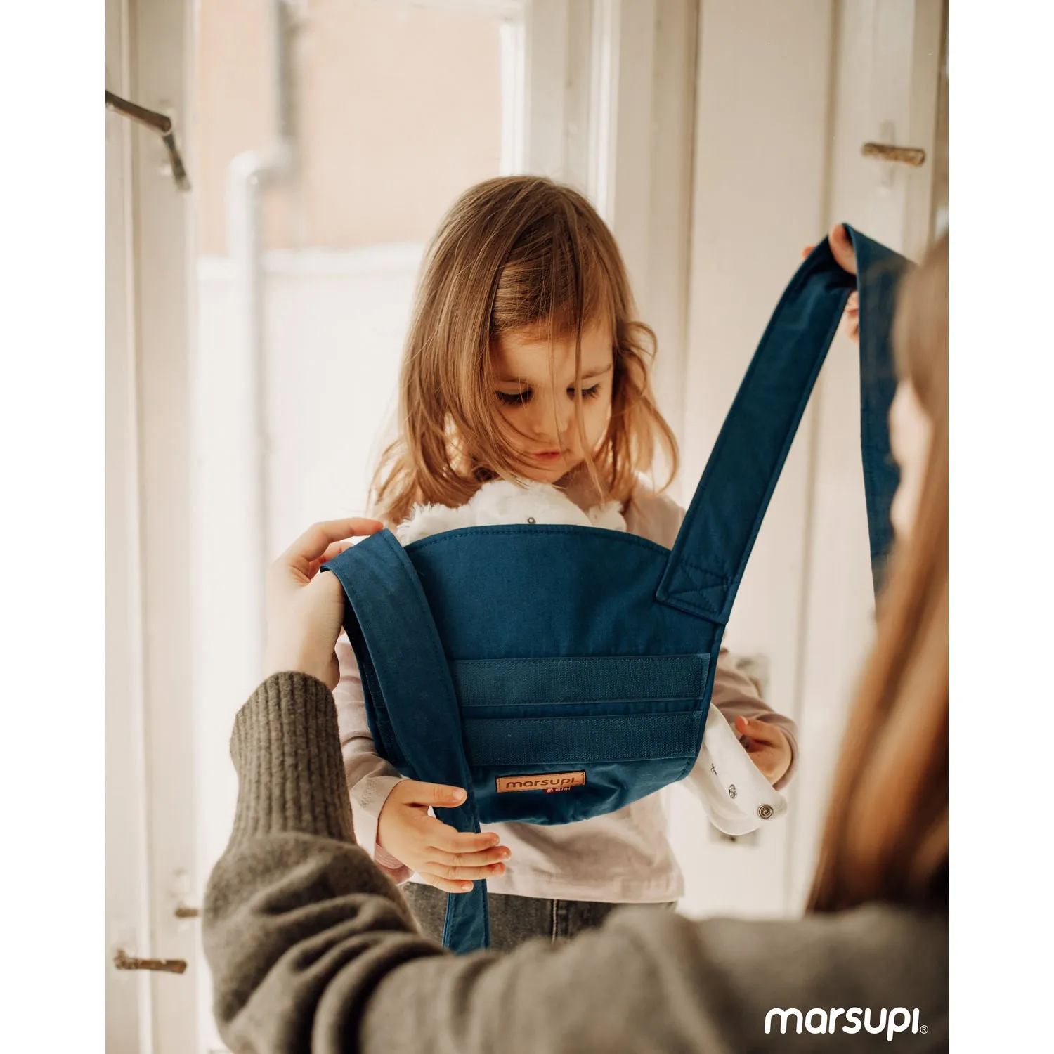 Marsupi Mini Doll Carrier - Ocean Blue