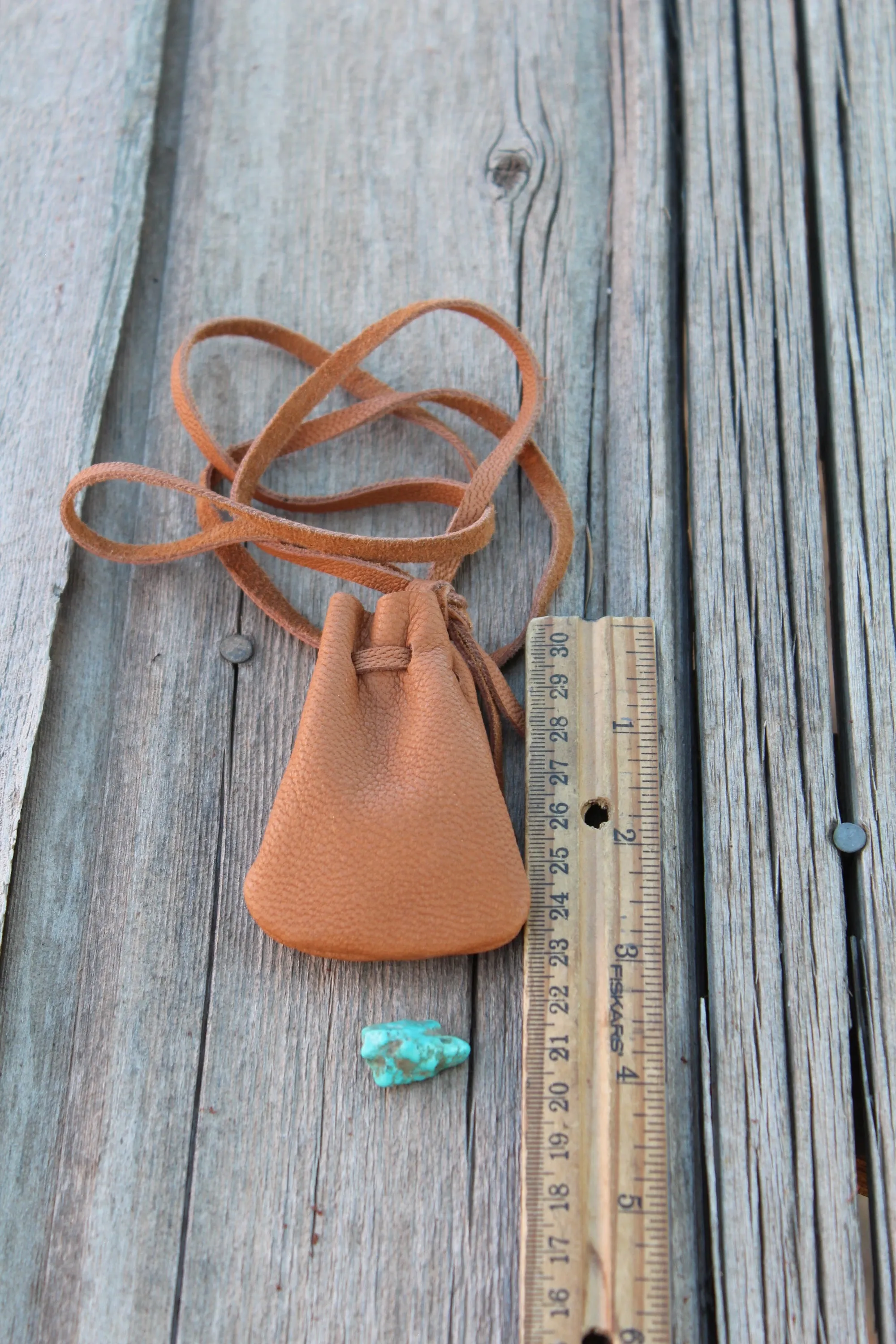 Medicine bag, buckskin bag, amulet bag