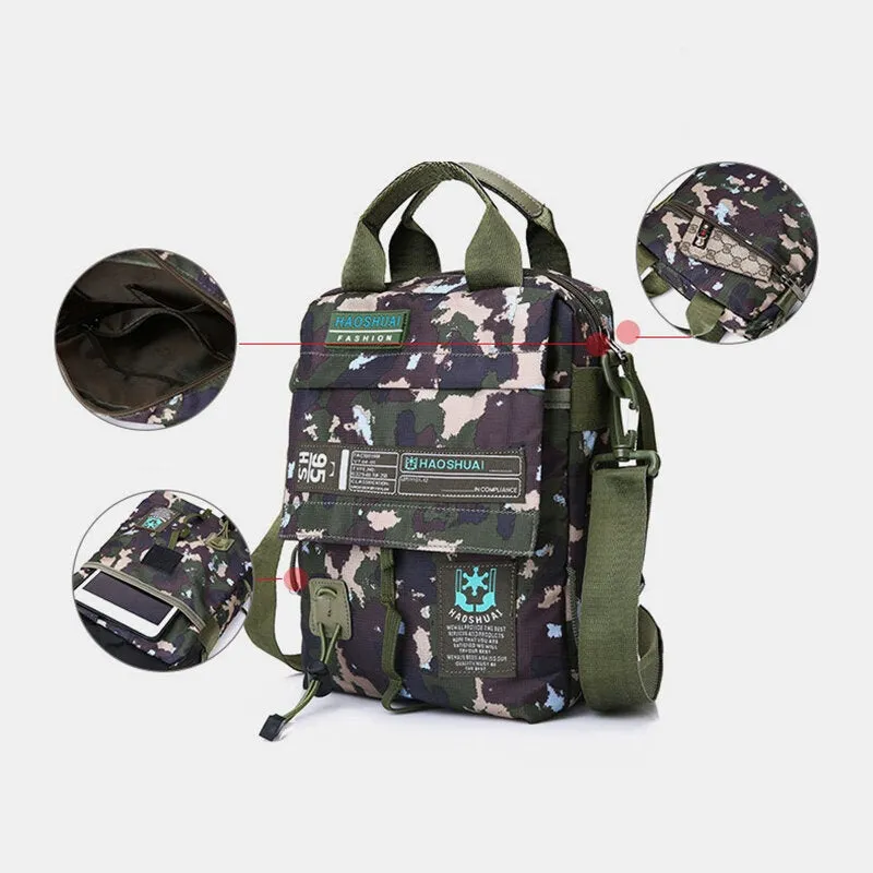 Men Fashion Shoulder Bag Outdoor Waterproof Bag Sports Travel