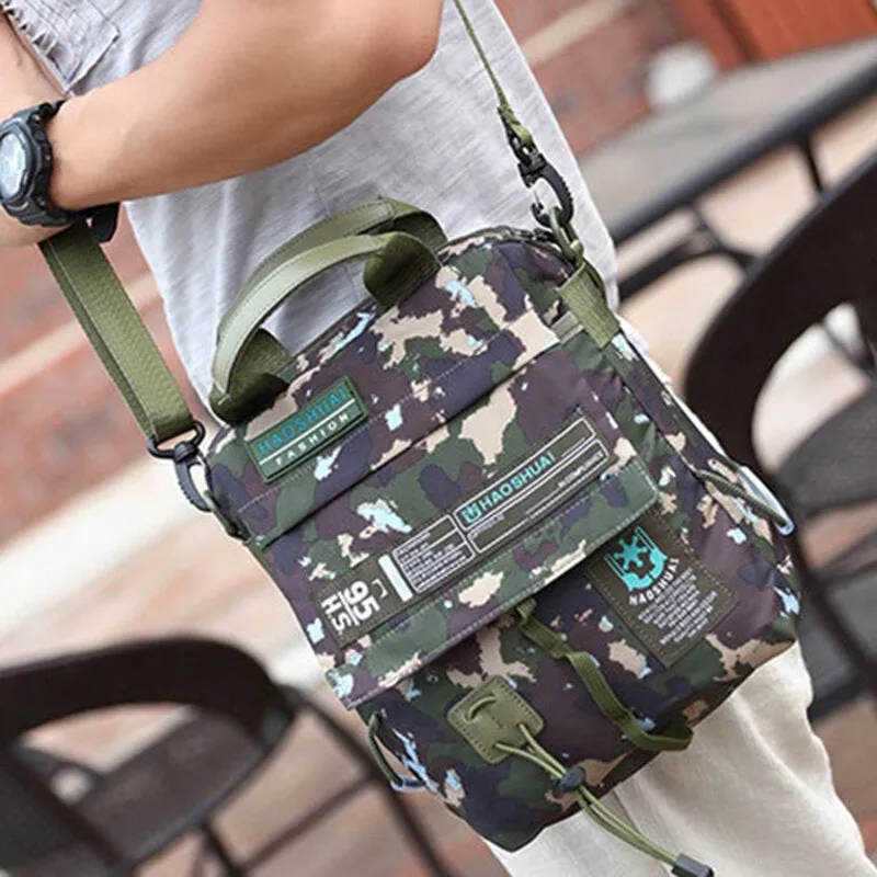 Men Fashion Shoulder Bag Outdoor Waterproof Bag Sports Travel