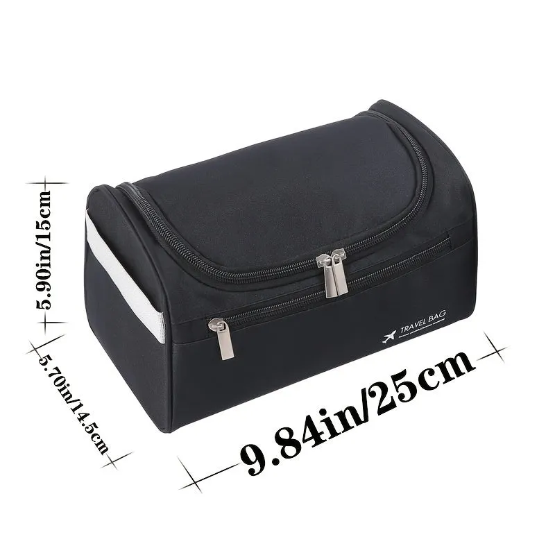 Mens Business Trip Toiletry Bag with DryWet Separation