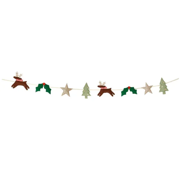 Meri Meri Festive Icon Christmas Felt Garland