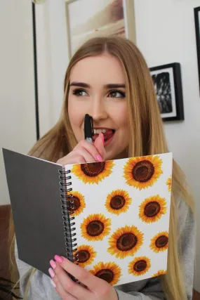 Mia Maples Signature Sunflower Notebook