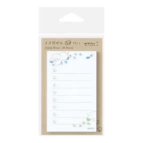 Midori Sticky Notes To Do - Dog White