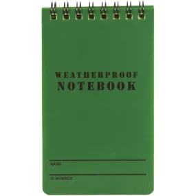 Military Style Weatherproof Notebook (Pack of 6)