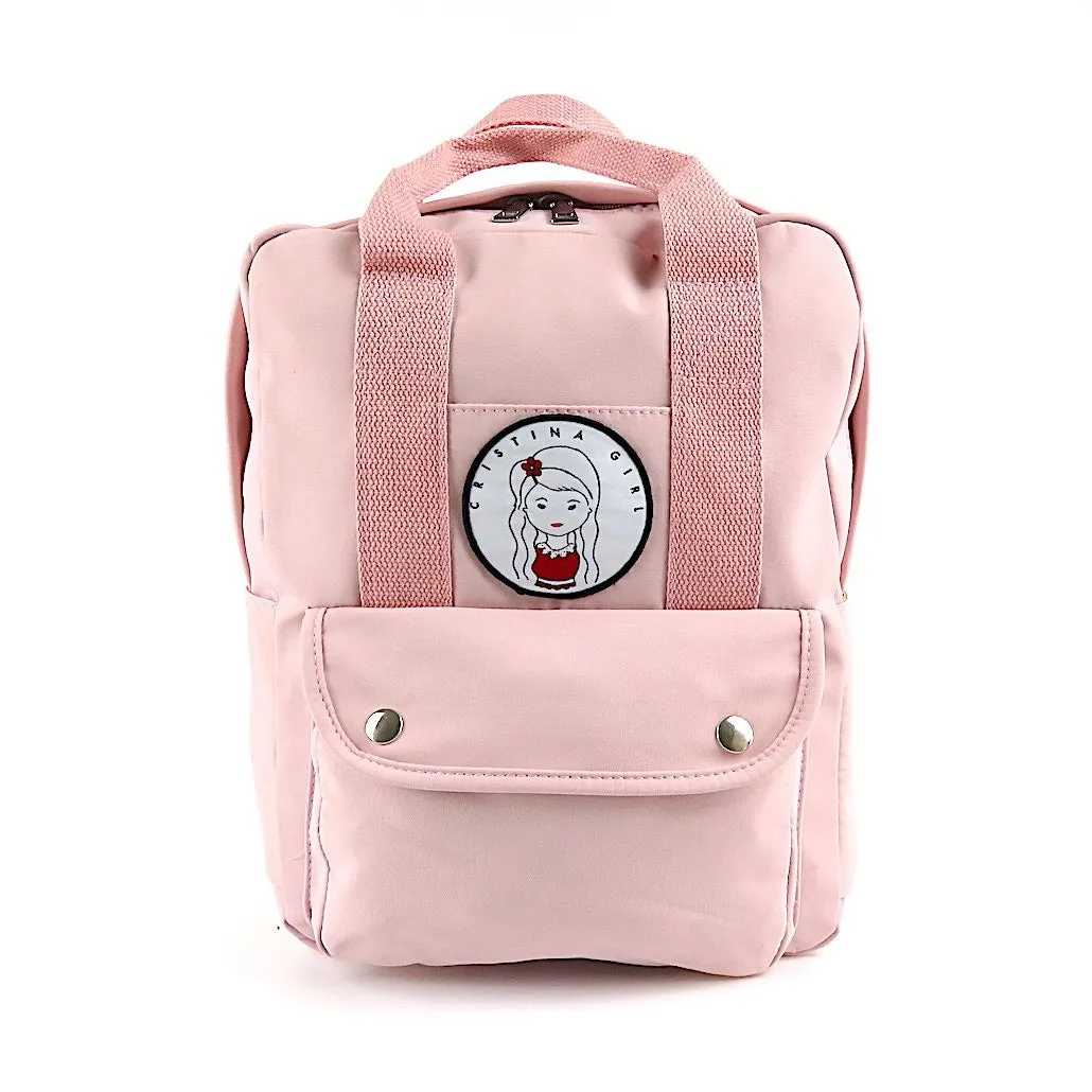 Mini Backpack in Waterproof Nylon in Summer Colours