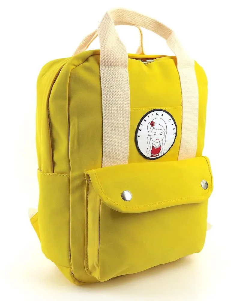 Mini Backpack in Waterproof Nylon in Summer Colours