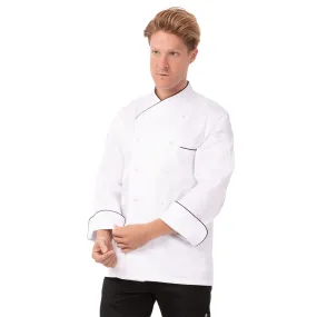 MONTE CARLO PREMIUM COTTON CHEF COAT - White