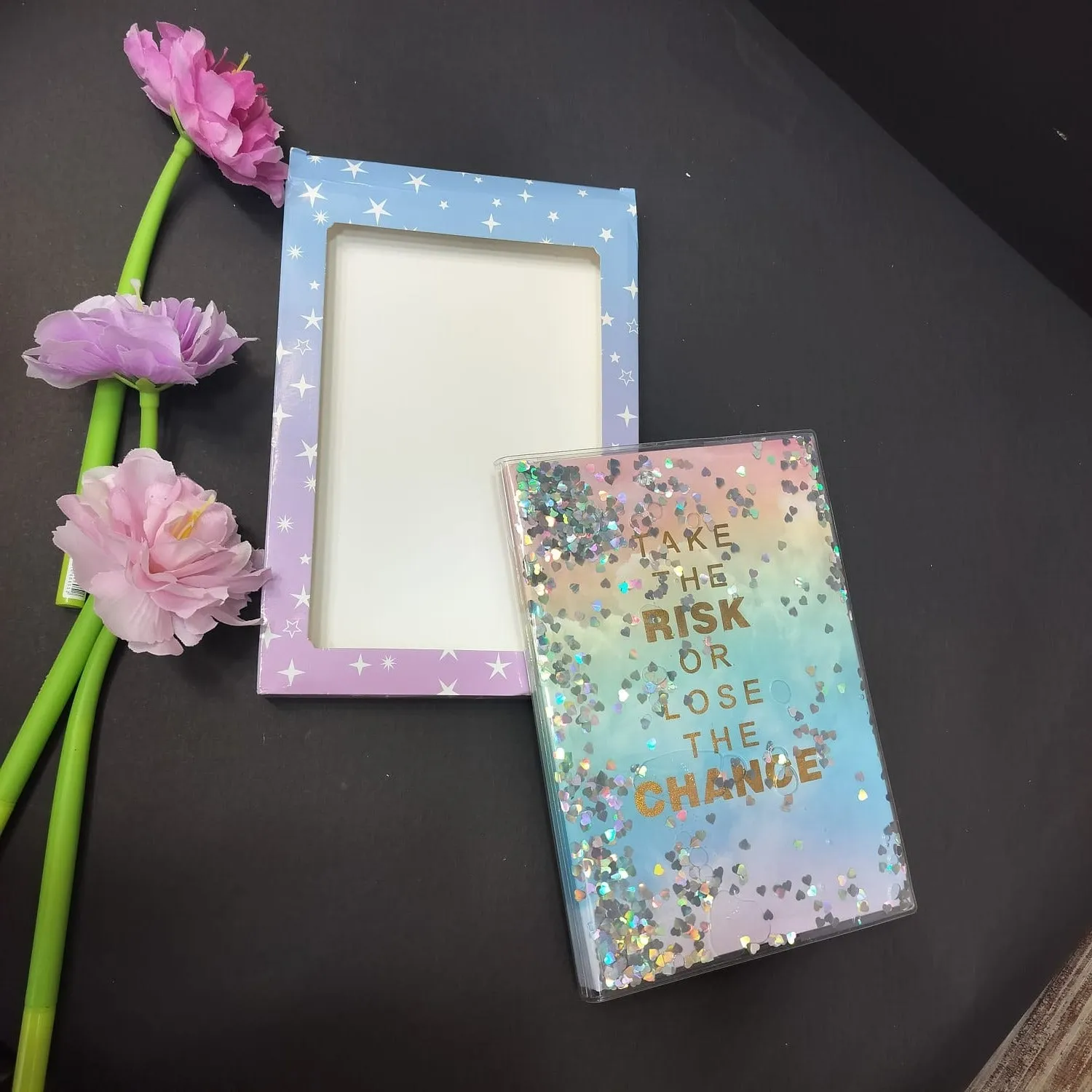 Motivational  Quotes Theme  Glitter Diary.