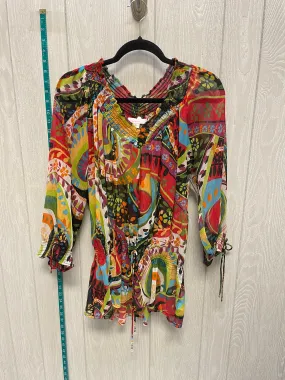 Multi-colored Blouse Long Sleeve Johnny Was, Size Xl