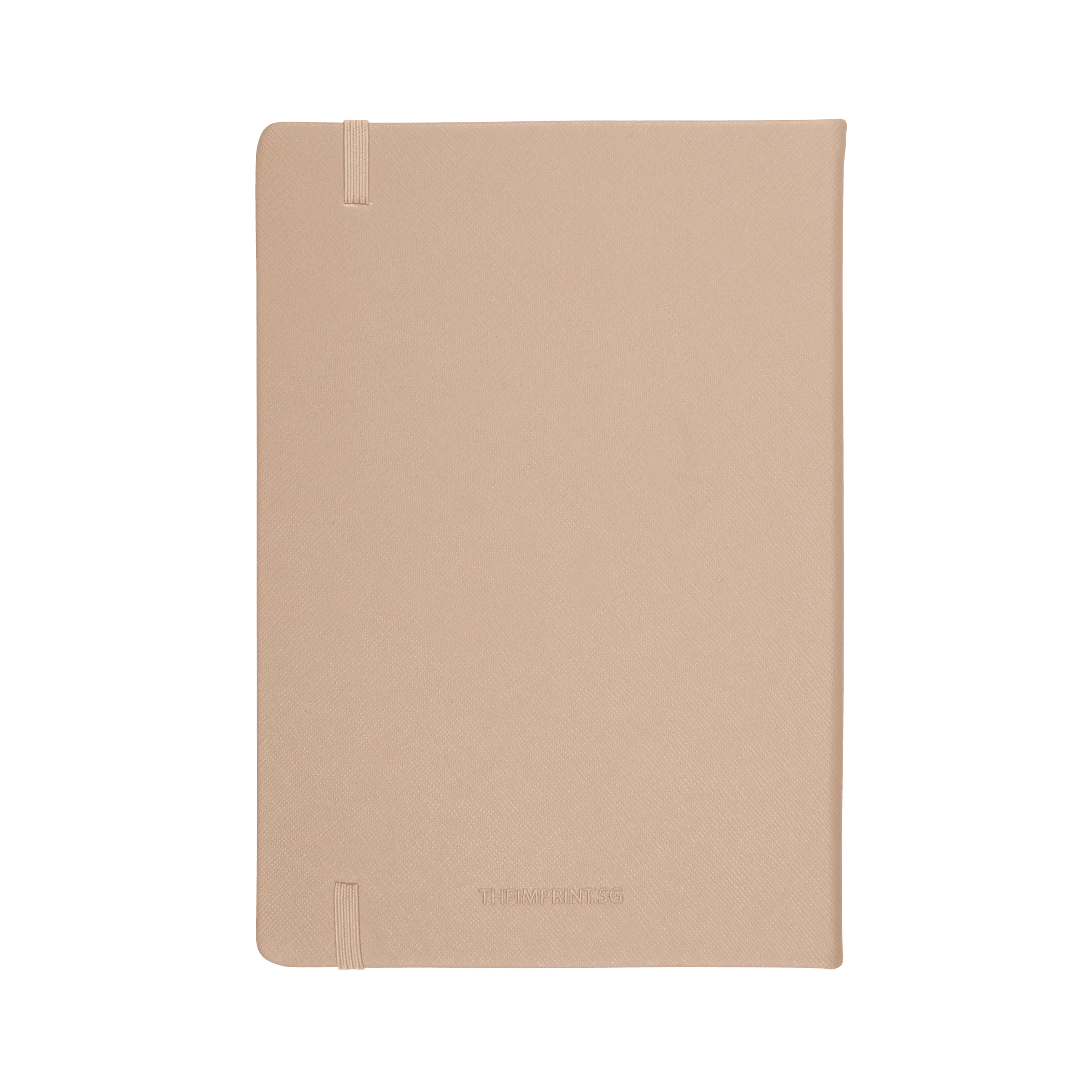 Nude - A5 Refillable Saffiano Notebook