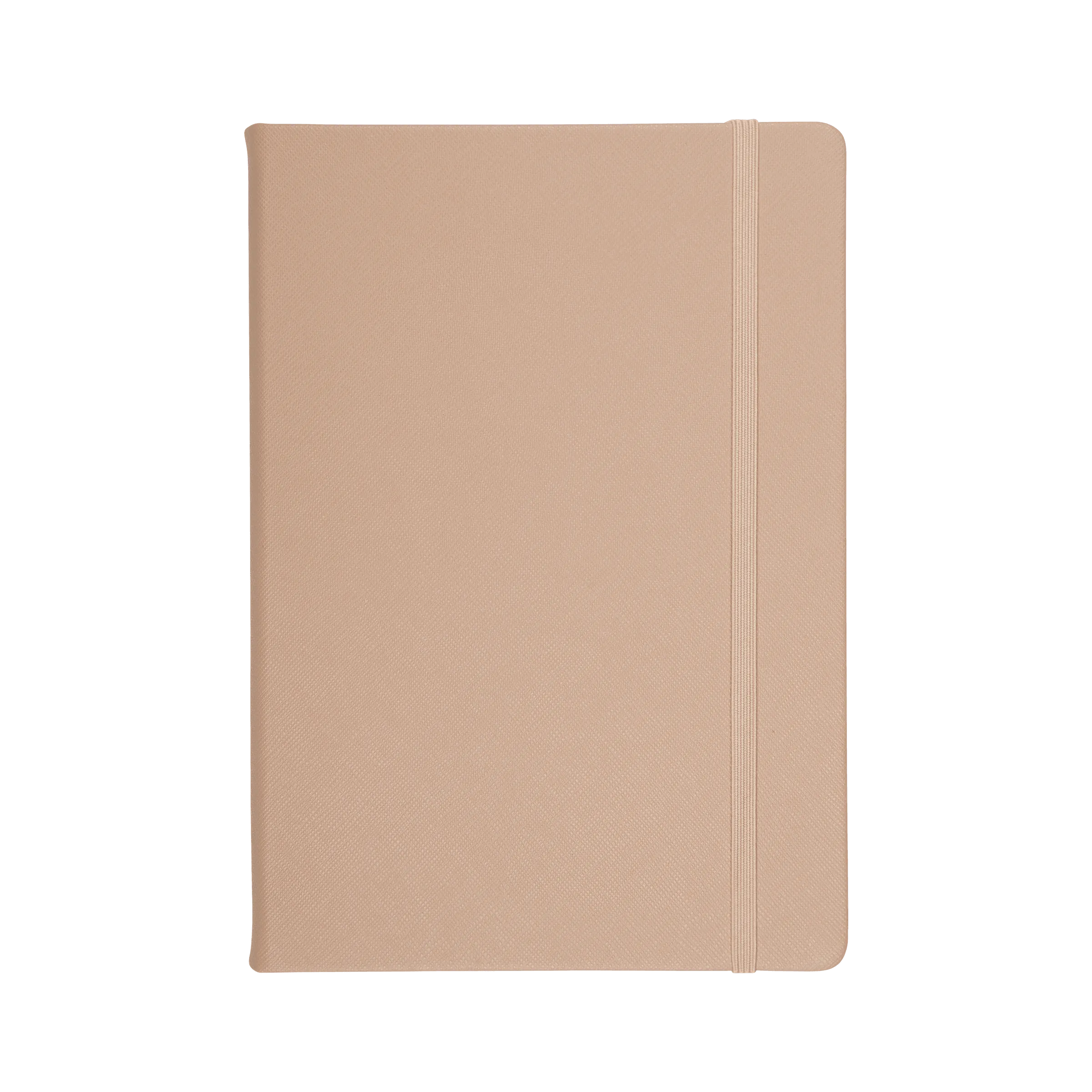 Nude - A5 Refillable Saffiano Notebook