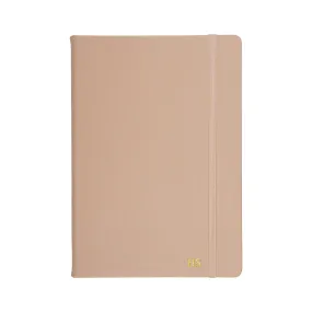 Nude - A5 Refillable Saffiano Notebook