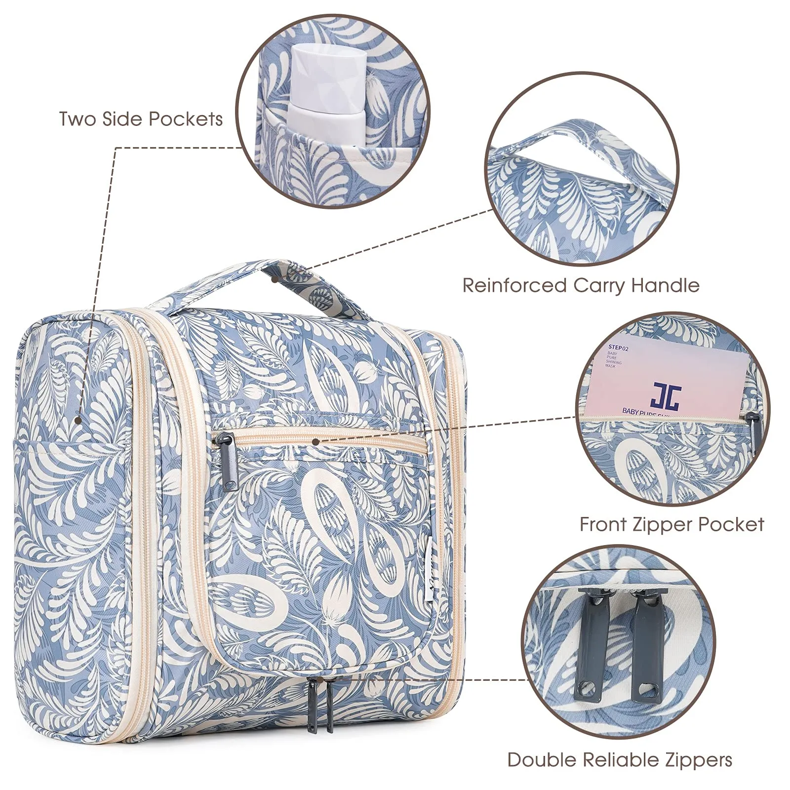 NW5126 Travel Toiletry Cosmetic Bag With Handle