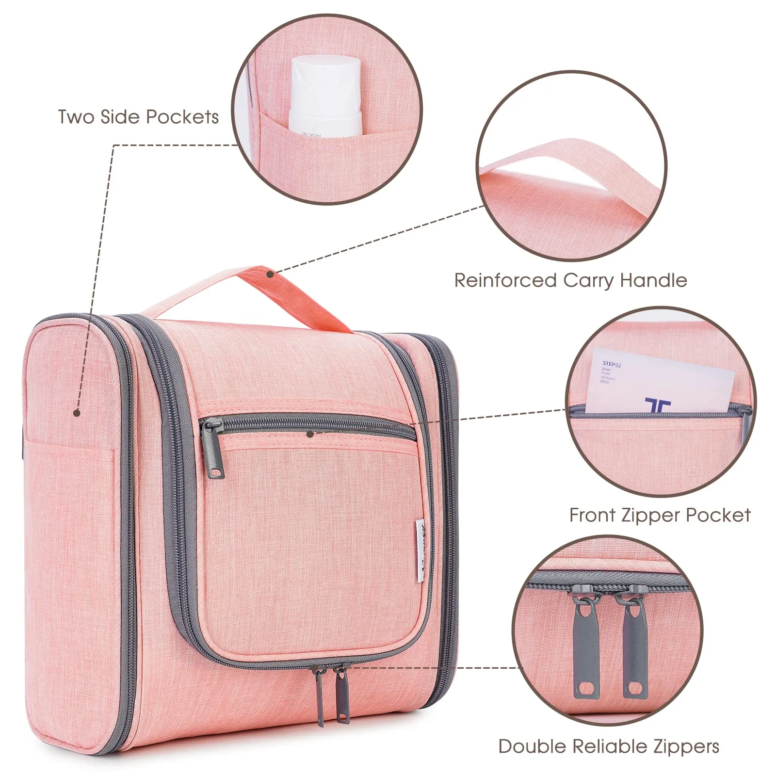 NW5126 Travel Toiletry Cosmetic Bag With Handle